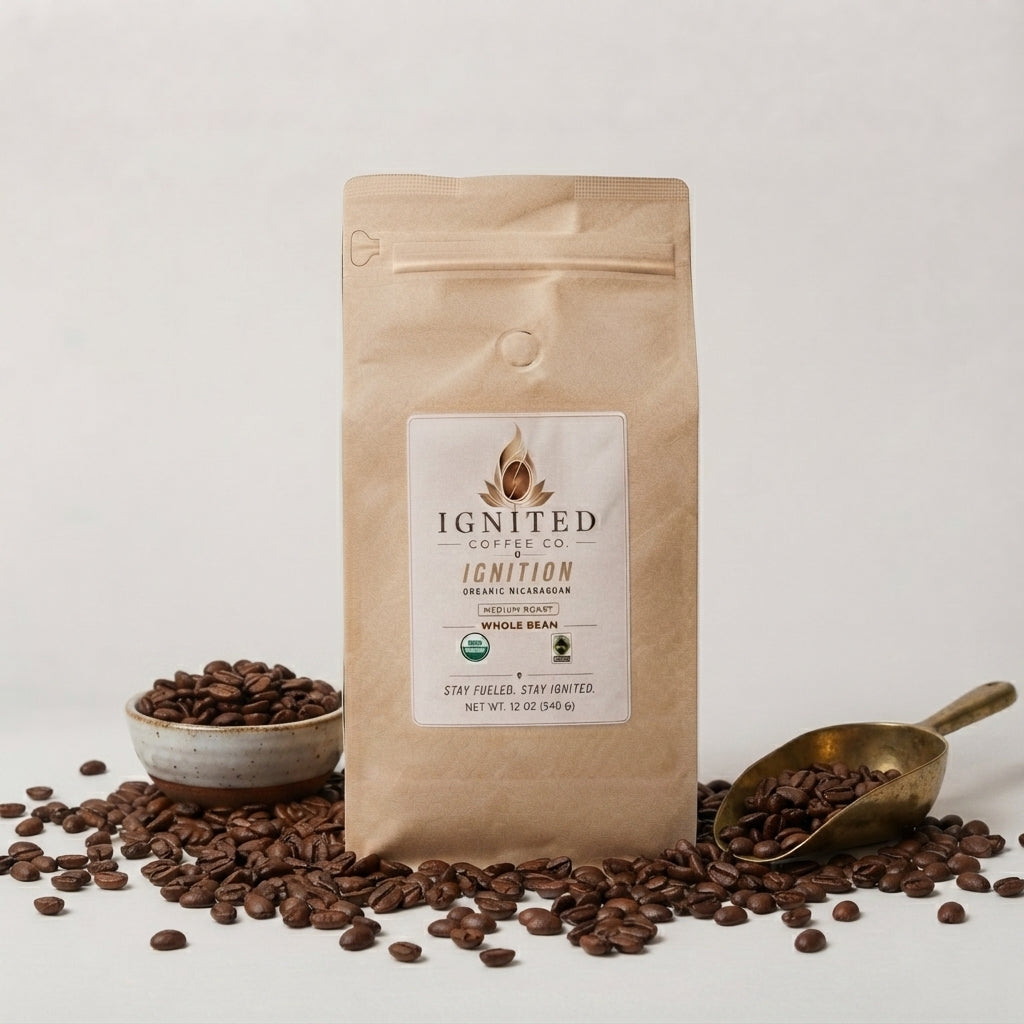 IGNITION – Organic Nicaraguan Medium Roast (Whole Bean)